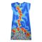 Woman Sleeve Casual Dress - Blue : She is Grace