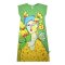 Woman Sleeve Casual Dress - Green : She and the Petals