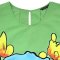 Woman Sleeve Casual Dress - Green : She and the Petals