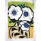 Woman Crop Shirts - White : White Flowers in Patterned Vase