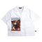 Woman Crop Shirts - White : The Gentle Brown Bulldog