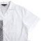 Woman Crop Shirts - White : Woman Portrait & Red Lips