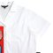 Woman Crop Shirts - White : The Red Canvas Abstract