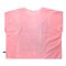 เสื้อปอนโชผู้หญิง - สีชมพู : ลายช้างน้อยสีฟ้าบนผืนผ้าชมพู