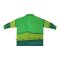 เสื้อเชิ้ตแขนยาวผู้หญิง - สีเขียว : ลายแมวปลอกคอแดงบนสนามหญ้าเขียวสด
