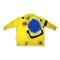เสื้อเชิ้ตแขนยาวผู้หญิง - สีเหลือง : ลายเมฆน้ำเงินกลางอวกาศสีเหลือง