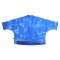เสื้อเชิ้ตผู้หญิงปกคอจีนปีกค้างคาว - สีน้ำเงิน : ลายโต๊ะสีฟ้าและแจกันดอกไม้แห่งความสุข