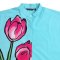 Woman bat wing Shirts - Blue : Tulips in Turquoise Sky