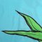Woman bat wing Shirts - Blue : Tulips in Turquoise Sky