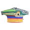 Woman bat wing Shirts - Multicolor : Little House in Rainbow Land