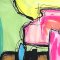 Woman bat wing Shirts - Pink : Pink Riddle in Candyland