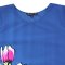 Woman Dress - Blue : Royal Magnolia Blossom