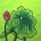 Woman Dress - Green : The Radiant Lotus Pond