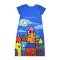 Woman Dress - Blue : Fairytale Kingdom Under Blue Skies