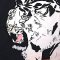 Woman Dress - Black : Roar of the White Tiger