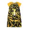 Woman Dress - Yellow : Eyes of the Golden Tiger