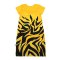 Woman Dress - Yellow : Eyes of the Golden Tiger