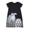 Woman Dress - Black : The Slate & Shadow Orchid