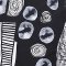 Woman Dress - Black : The Rhythmic Noir Collage