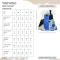 Woman Dress - Blue : Calligraphy & Blue Splash