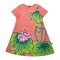 Woman Dress - Orange : Pink Lotus Bloom