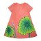 Woman Dress - Orange : Pink Lotus Bloom