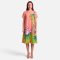 Woman Dress - Orange : Pink Lotus Bloom