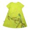 Woman Dress - Yellow : Kingfisher & Pink Lotus