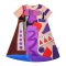 Woman Dress - Purple : Purple Abstract Geometry