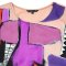 Woman Dress - Purple : Purple Abstract Geometry