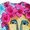 Tunic Dress - Blue : Frida Kahlo