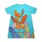 เดรสผู้หญิง - สีฟ้า : ลายไอริสพริ้วในแดนจินตนาการ
