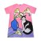 Women Tunic dress - Pink :  Tuxedo Cat in Calla’s Pink Universe