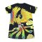 Women Tunic dress - Black : Phoenix Rising in the Golden Clouds