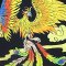 Women Tunic dress - Black : Phoenix Rising in the Golden Clouds