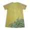 Women Tunic dress - Gold : The Sacred Crane & Olive Waves