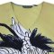 Women Tunic dress - Gold : The Sacred Crane & Olive Waves