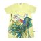 Women Tunic dress - Yellow : The Kingfisher & Emerald Lotus