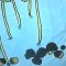 Women Tunic dress - Blue : The Egrets in Azure Lotus Pond