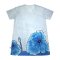 Women Tunic dress - Blue : The Indigo Lotus Serenity