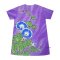Women Tunic dress - Purple : The Morning Glory Violet Dream