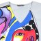 Women Tunic dress - Grey : The Avant-Garde Color Muse