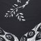 Women Tunic dress - Black : The Midnight Lunar Peacock