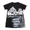 Women Tunic dress - Black : The Monochrome Harbor