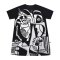 Women Tunic dress - Black : The Cubist Parallel Muse