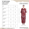 Crepe Turtle Neck Kaftan - Black : Tribal Woman Line Art