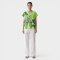 เสื้อตัวหลวมผู้หญิง - สีเขียว : ลายดินแดนแห่งฝันของนกแก้ว