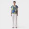 Woman Blouse - Blue : Owl under the Moonlight