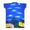 เครปคาฟทาน คอกิโมโน - สีน้ำเงิน : ลายนักไวโอลินกับเสียงในความฝัน