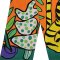 Woman Relax Pants - Orange : Cheerful Tiger Art